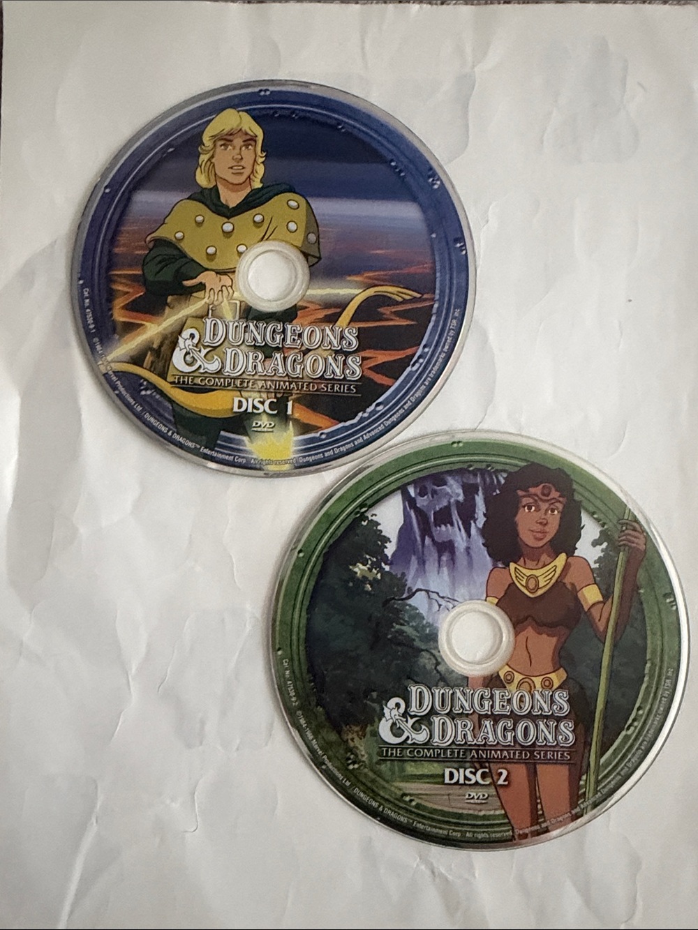 Dungeons & Dragons: The Complete Animated Series - Blue & Green Discs (Set)